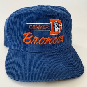 Vintage Denver Broncos SnapBack Corduroy Cap
